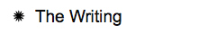 THE WRITING