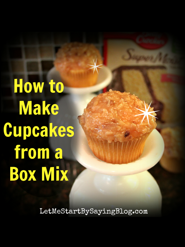 How to Make Cupcakes from a Box Mix | An important and easy cupcake recipe by @letmestart