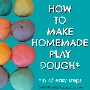 How to Make Homemade Play Dough by Kim Bongiorno