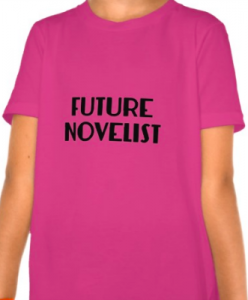 Future Novelist Tee for Kids by Kim Bongiorno