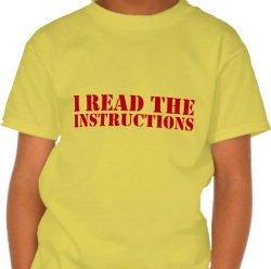 I Read The Instructions KID TEE by Kim Bongiorno #positivetees