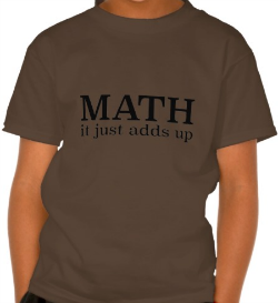 Math It Just Adds Up KID TEE by Kim Bongiorno