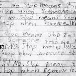 No Means No and Stop Means Stop by @letmestart | Raising kids who respect boundaries. #rapeculture